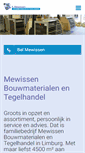 Mobile Screenshot of mewissenbouwmaterialen.nl